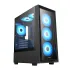 PC Power PP-GS2404V3 BK Crystal Glass V3 ATX Desktop Gaming Casing